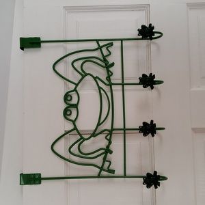 Green Frog Door Hanging Rack